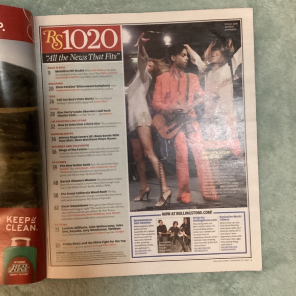 Rolling Stone Magazine John Mayer Issue 1022 February 22, 2007 Barack Obama - Picture 4 of 11